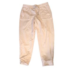 T by Talbots White Jogger Casual Pants Size Petite Medium